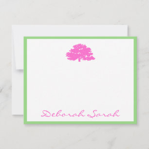 Deborah Custom Bat Mitzvah Vielen Dank Mitteilungskarte