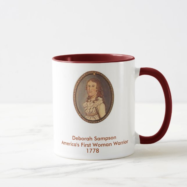 Deborah Sampson Amerika erste Frau Warrier Tasse (Rechts)