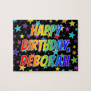 "DEBORAH" Vorname, Spaß "GLÜCKLICHER BIRTHTAG" Puzzle