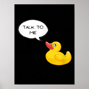 Debuggen von Gummischaufeln Poster