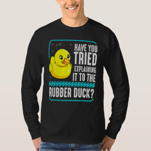 Debuggen von Webcoder-Programmierern für Rubber-Du T-Shirt