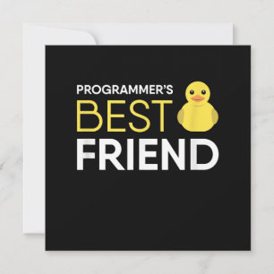 Debugger-Programmierer für Rubber Duck bester Freu Einladung