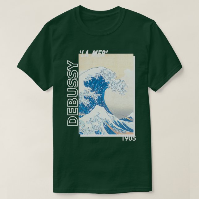 Debussy la mer 1905  T-Shirt (Design vorne)