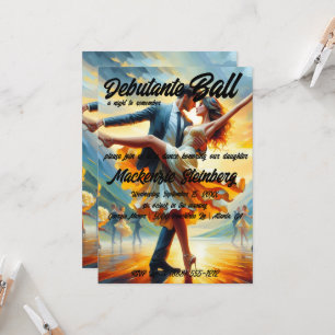 Debutante Ball Cotillion Ballroom tanzen Einladung