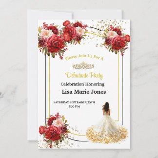 Debutante-Party Einladung