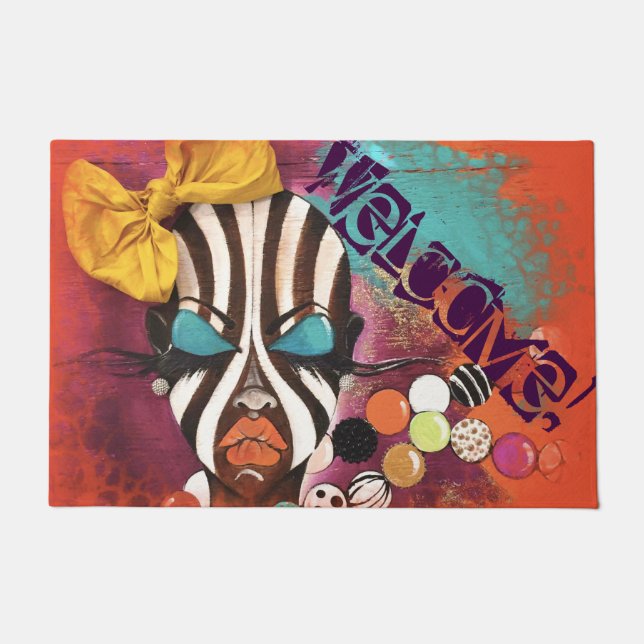 Debütantin-Tür-Matte! Fußmatte (Vorderseite)