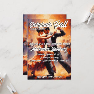 Debütantinnenball Cotillion Saaltanz Einladung