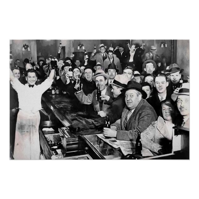 DEC 5, 1933 ENDET DAS VERBOT PAINTERLY. POSTER (Vorderseite)