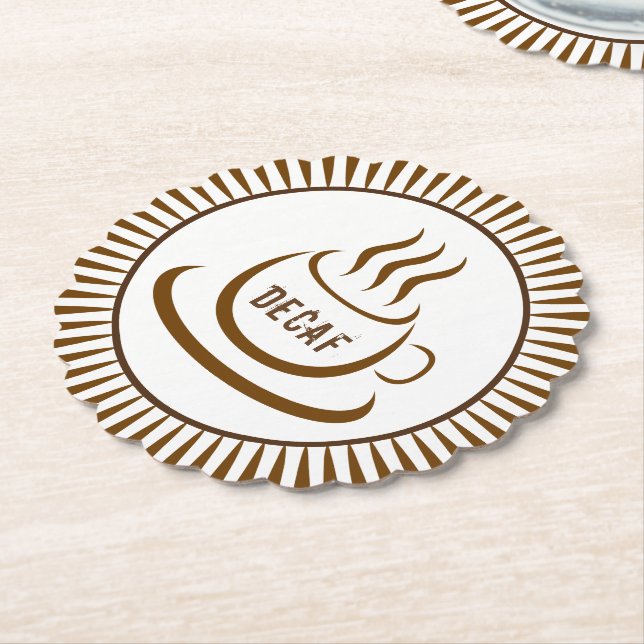 Decaf-Kaffee Untersetzer (angewinkelt)