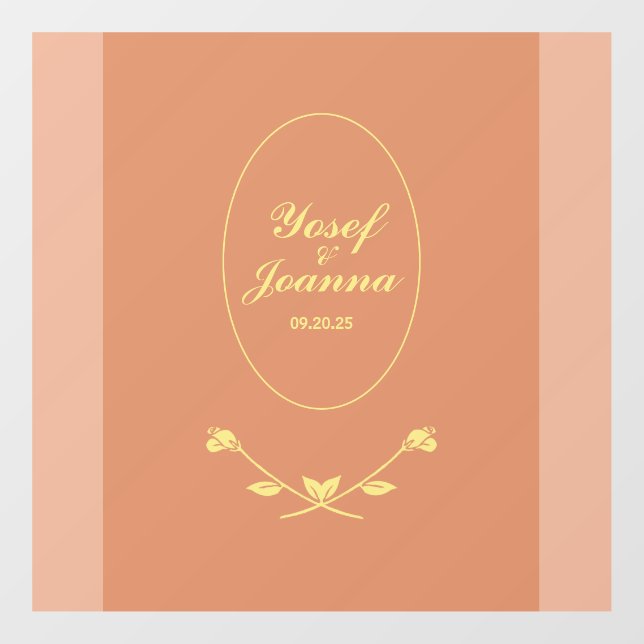 Decal und Aufkleber für Hochzeitscoupons (Blatt)