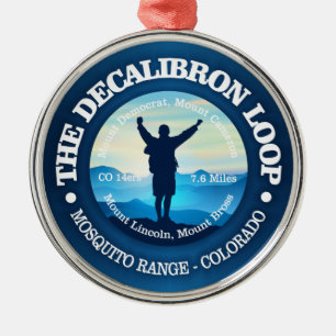 Decalibronschleife (Wandern) Ornament Aus Metall