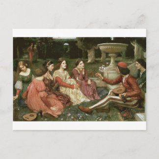 Decameron von John William Waterhouse (1916) Postkarte