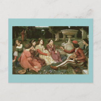 Decameron von John William Waterhouse (1916) Postkarte