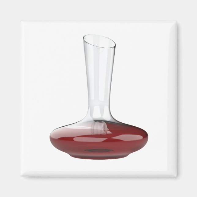 Decanter mit Rotwein Magnet (Vorne)