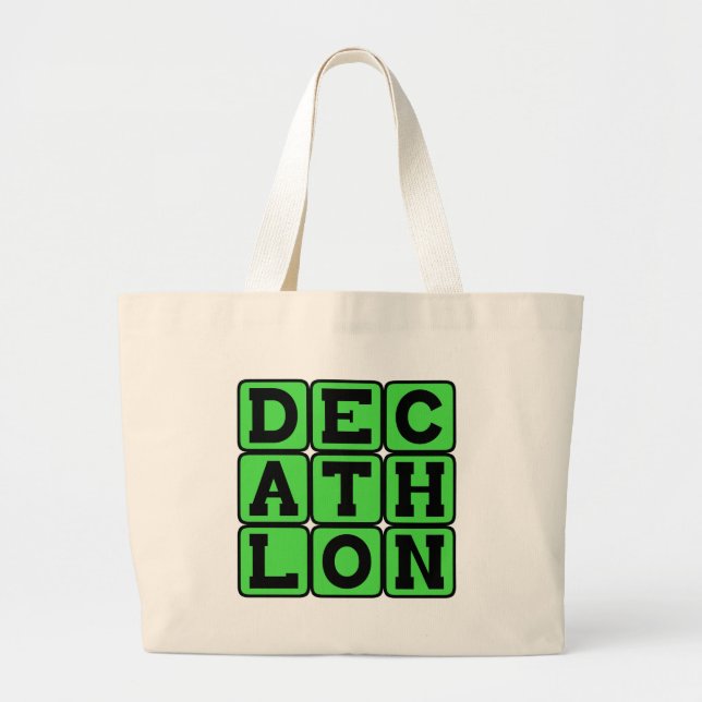 Decathlon, Track Sports Jumbo Stoffbeutel (Vorne)