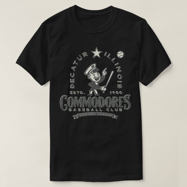Decatur Illinois Commodores T-Shirt (Design vorne)