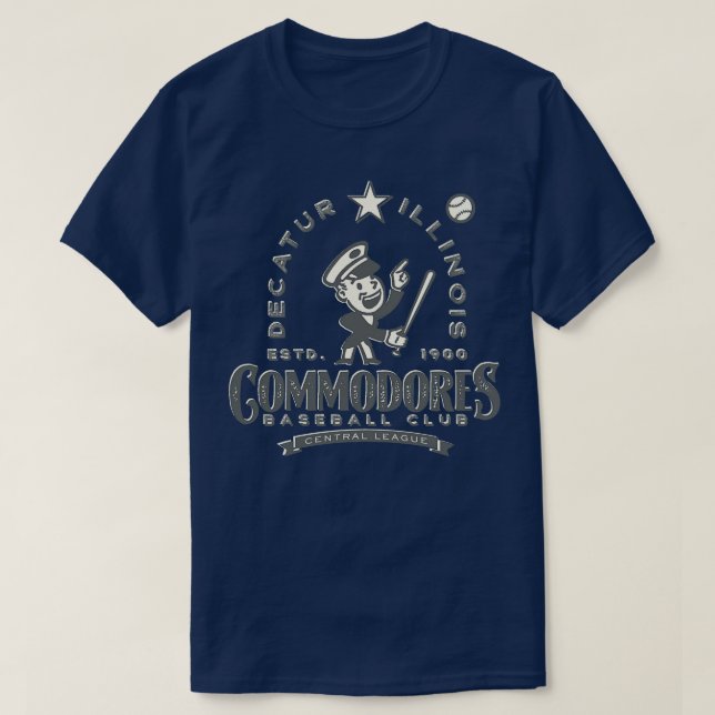 Decatur Illinois Commodores T-Shirt (Design vorne)