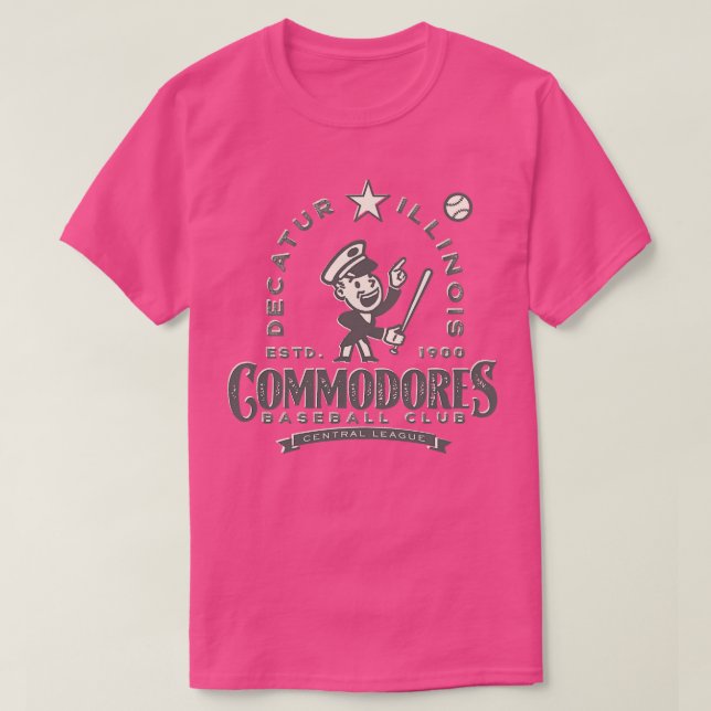 Decatur Illinois Commodores T-Shirt (Design vorne)