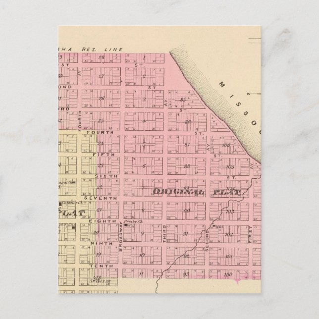 Decatur, Nebraska Postkarte (Vorderseite)