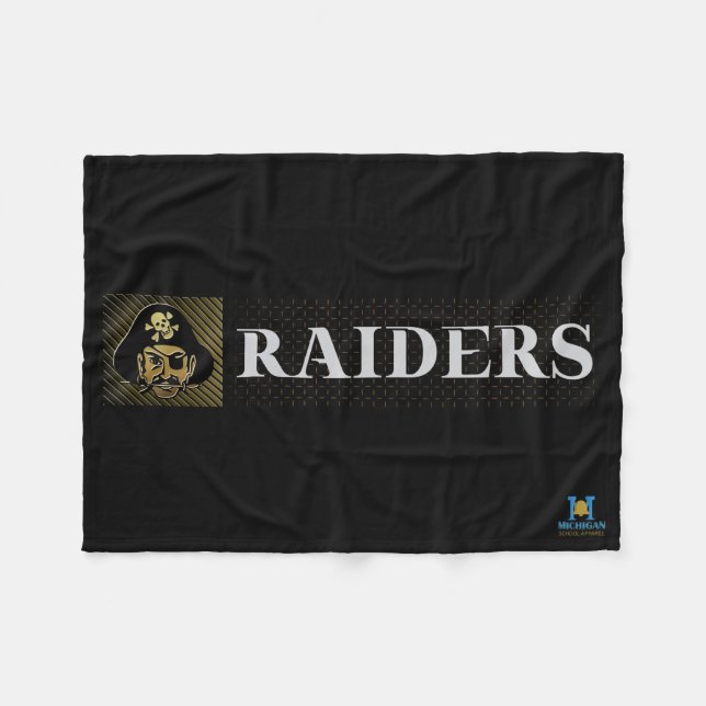 Decatur Raiders #6 Fleecedecke (Vorderseite (Horizontal))