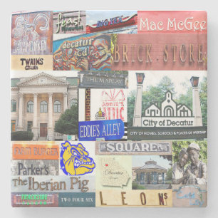 Decatur Untersetzer, Decatur Georgia, Decatur Steinuntersetzer