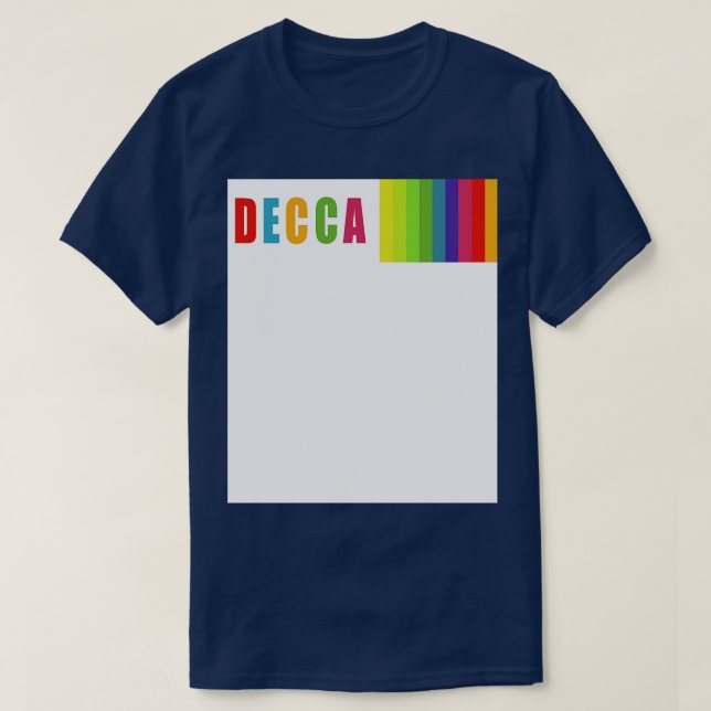 Decca-Platten T-Shirt (Design vorne)