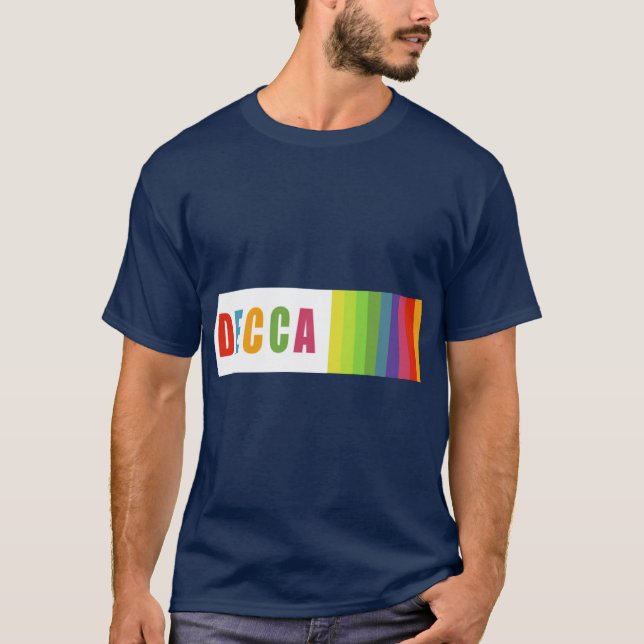 Decca Regenbogengeschenk T-Shirt (Vorderseite)