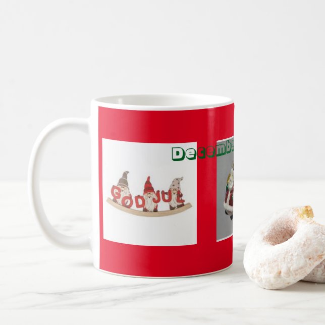 December kop kaffeetasse (Mit Donut)