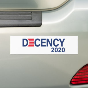 Decency 2020 Biden Harris 2020 Wahl Autoaufkleber
