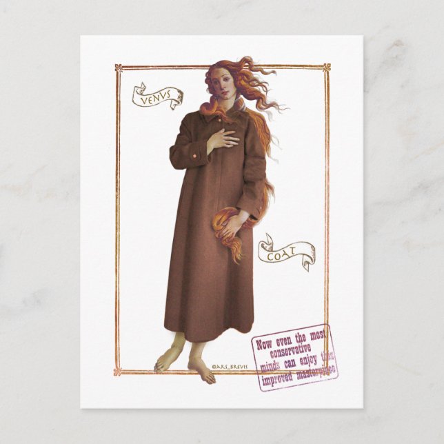 Decent Venus Postcard Postkarte (Vorderseite)