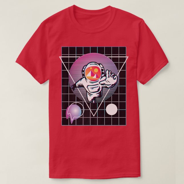 Decentraland Astronaut  T-Shirt (Design vorne)