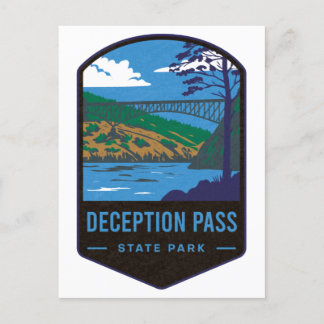Deception Pass Staat Park Postkarte