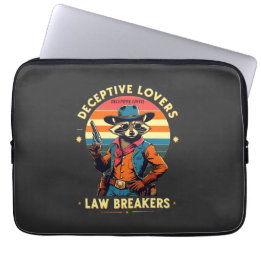 🐾 "Deceptive Lovers, Law Breakers" - Raccoon 🔥 � Laptopschutzhülle