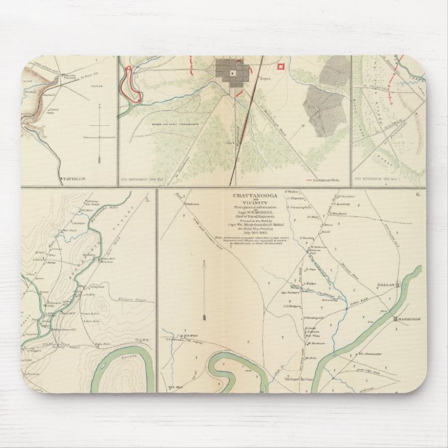 Decherd, Manchester, Tullahoma, Jasper Mousepad (Vorne)