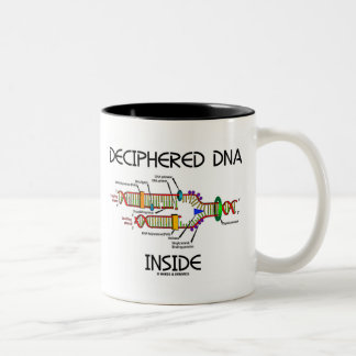 Dechiffrorenes DNA-Innere (DNA-Reproduktions-Spaß) Zweifarbige Tasse