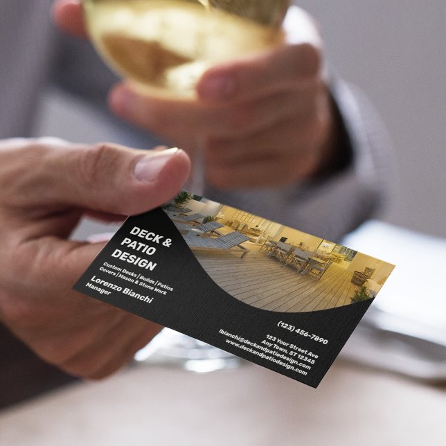 Deck and Patio Design Company Visitenkarte (Von Creator hochgeladen)