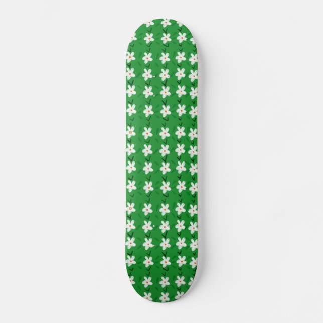 Deck der FLORAL-Skateboard von MÄDCHEN Skateboard (Vorderseite)