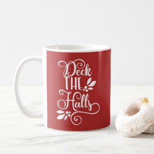 Deck der Hallen Typografie Holidays Kaffeetasse