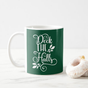 Deck der Hallen Typografie Holidays Tasse