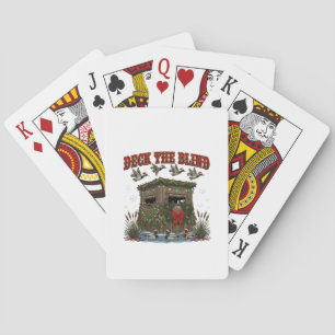 Deck die Blinde Camo Entenjagd Weihnachten Spielkarten