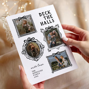 Deck Die Hallen 4 Foto Rahmen Weihnachten