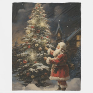 Deck die Hallen Heirloom Weihnachtsblanket Fleecedecke