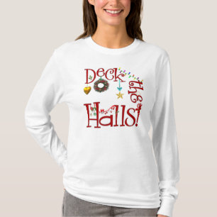 Deck Die Hallen Weihnachts-T - Shirt