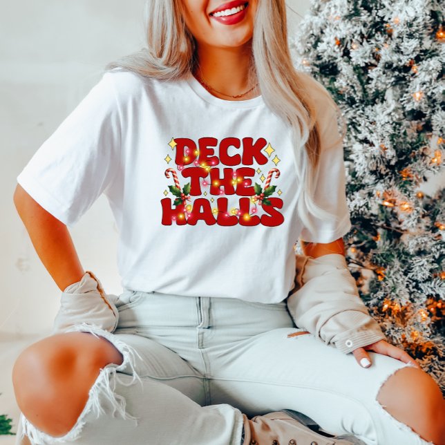 Deck Die Hallen Weihnachts-T - Shirt (Von Creator hochgeladen)