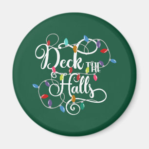 Deck Hallen Weihnachten Magnet