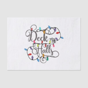 Deck Hallen Weihnachten Seidenpapier