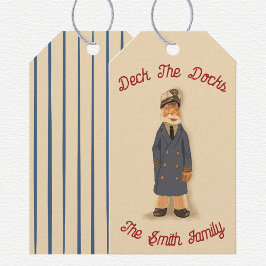 Deck The Docks Weihnachten  Geschenkanhänger