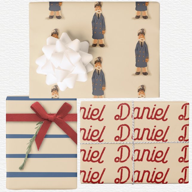 Deck The Docks Weihnachten  Geschenkpapier Set (Von Creator hochgeladen)