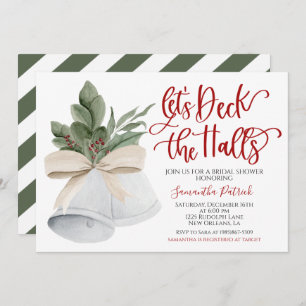 Deck the Halls Bridal Dusche Einladung