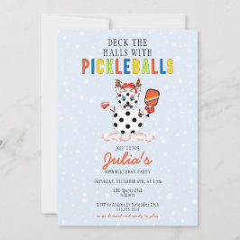 Deck the Halls Christmas Pickleball Tournament Einladung